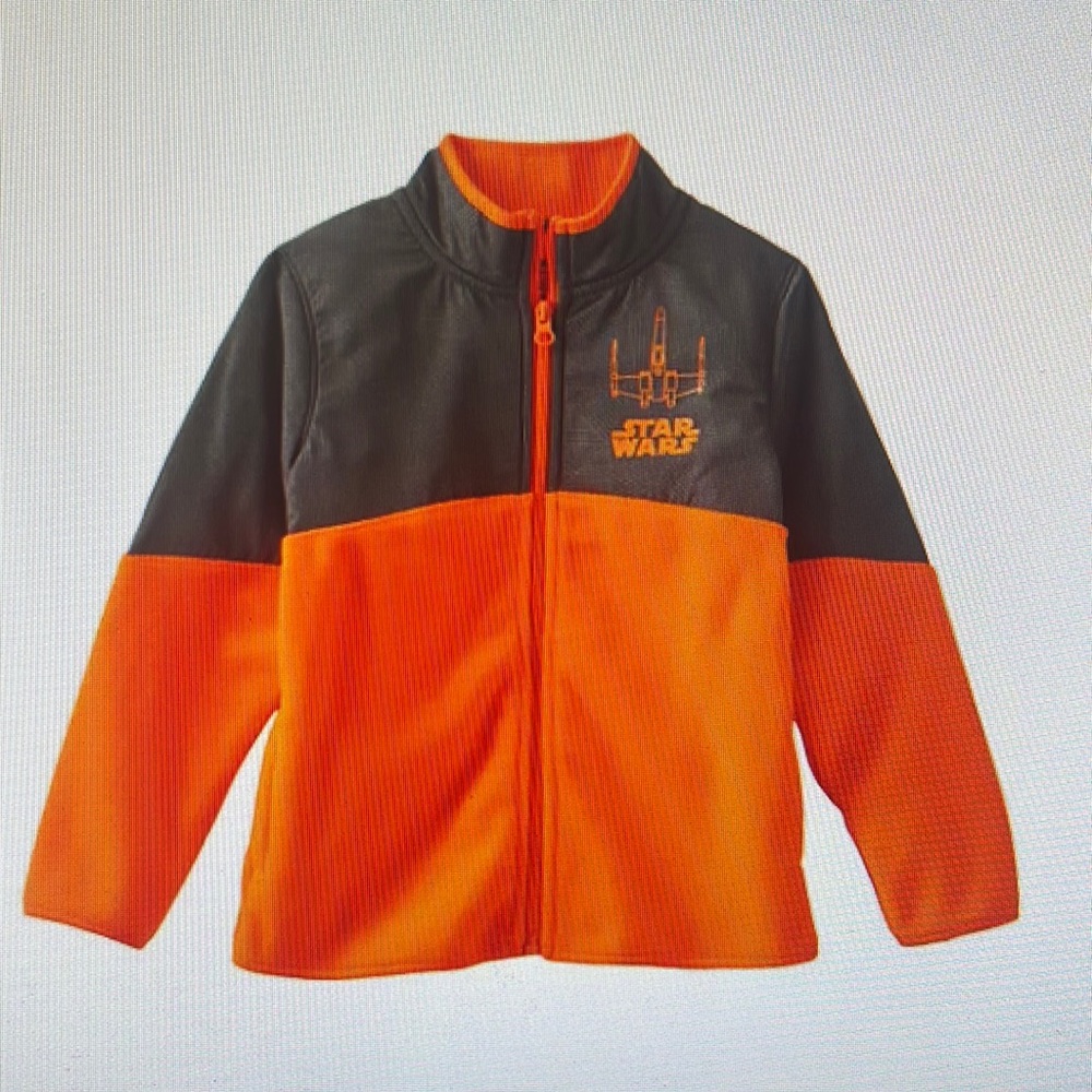 Star Wars a Collection for Kohl’s X-Wing Fighter Fleece Jacket boys M (5-6)